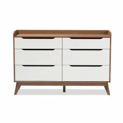 Baxton Studio Brighton Mid-Century 6-Drawer Dresser 9 Baxton Studio Brighton Mid-Century 6-Drawer Dresser -Baxton Studio Sales unnamed file 632