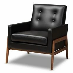 Baxton Studio Perris Accent Chair Black -Baxton Studio Sales unnamed file 6336
