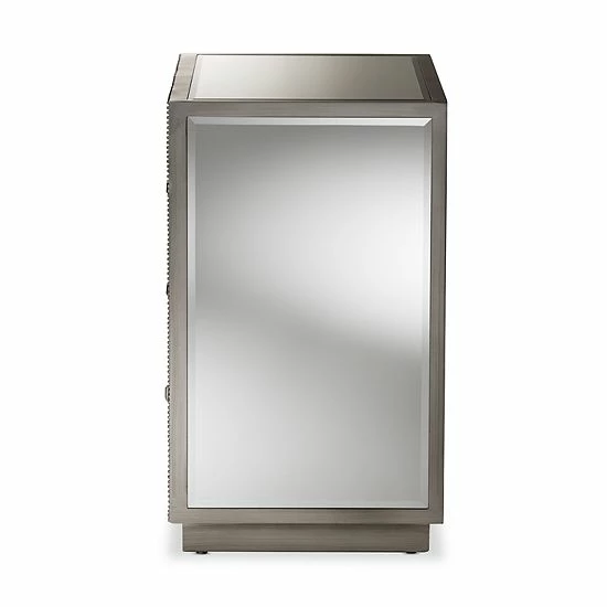 Baxton Studio Edeline Mirrored Dresser 5 Baxton Studio Edeline Mirrored Dresser - Image 5