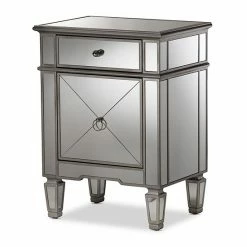 Baxton Studio Claudia Mirrored Nightstand 2 Baxton Studio Claudia Mirrored Nightstand -Baxton Studio Sales unnamed file 6349