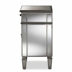 Baxton Studio Claudia Mirrored Nightstand 4 Baxton Studio Claudia Mirrored Nightstand -Baxton Studio Sales unnamed file 6351