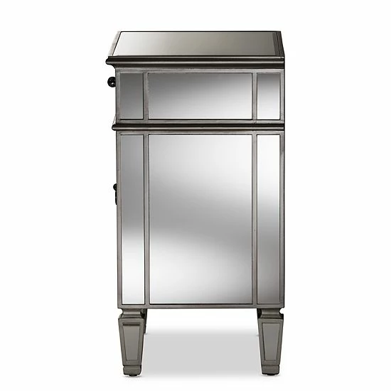 Baxton Studio Claudia Mirrored Nightstand Baxton Studio Claudia Mirrored Nightstand -Baxton Studio Sales unnamed file 6351