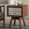 Baxton Studio Warwick Mid-Century Nightstand