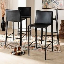 Baxton Studio Malcom Bar Stool 4-piece Set Dark Brown 13 Baxton Studio Malcom Bar Stool 4-piece Set Dark Brown -Baxton Studio Sales unnamed file 6379
