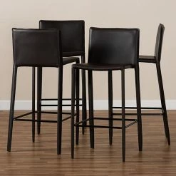Baxton Studio Malcom Bar Stool 4-piece Set Dark Brown 14 Baxton Studio Malcom Bar Stool 4-piece Set Dark Brown -Baxton Studio Sales unnamed file 6380