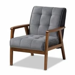 Baxton Studio Asta Mid-Century Modern Armchair Gray 17 Baxton Studio Asta Mid-Century Modern Armchair Gray -Baxton Studio Sales unnamed file 6441