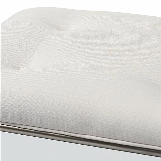 Baxton Studio Marielle Ottoman 6 Baxton Studio Marielle Ottoman - Image 6