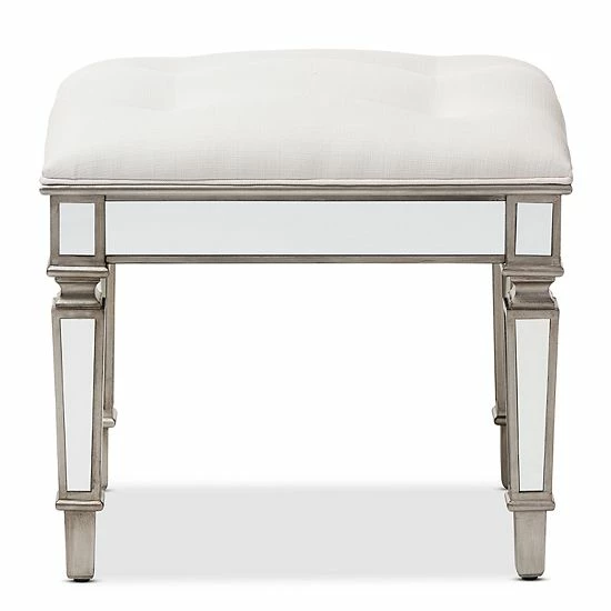 Baxton Studio Marielle Ottoman 7 Baxton Studio Marielle Ottoman - Image 7
