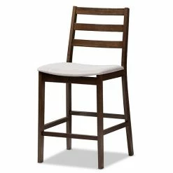Baxton Studio Modern Grey Ladder Back Stool & Table Pub 5-piece Set 6 Baxton Studio Modern Grey Ladder Back Stool & Table Pub 5-piece Set -Baxton Studio Sales unnamed file 6466