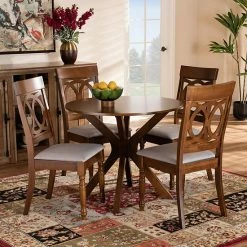 Baxton Studio Jessie Dining Table & Chair 5-piece Set -Baxton Studio Sales unnamed file 6496
