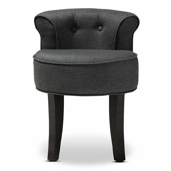 Baxton Studio Cerise Chair Beige 3 Baxton Studio Cerise Chair Beige - Image 3