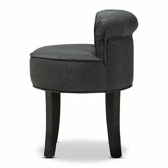 Baxton Studio Cerise Chair Beige 4 Baxton Studio Cerise Chair Beige - Image 4