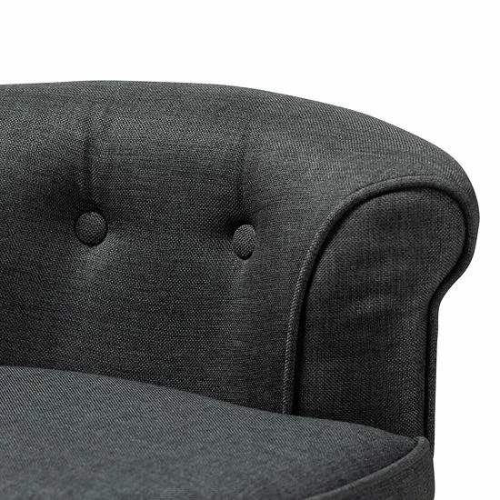 Baxton Studio Cerise Chair Beige 6 Baxton Studio Cerise Chair Beige - Image 6