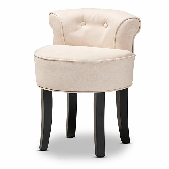 Baxton Studio Cerise Chair Beige 8 Baxton Studio Cerise Chair Beige - Image 8