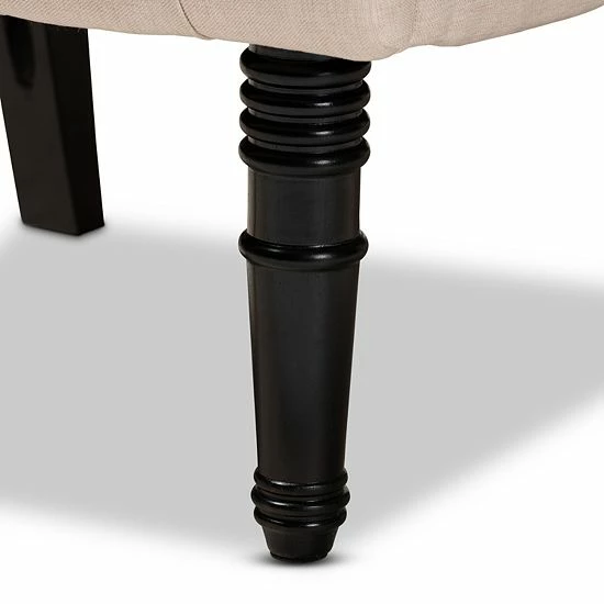 Baxton Studio Barthe Chair Gray 7 Baxton Studio Barthe Chair Gray - Image 7