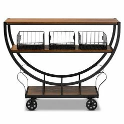 Baxton Studio Frieda Console Table Cart 10 Baxton Studio Frieda Console Table Cart -Baxton Studio Sales unnamed file 6566