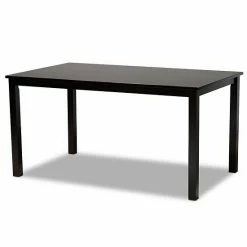 Baxton Studio Gabriel Dining Table & Chair 6-piece Set Sand Dark Brown 12 Baxton Studio Gabriel Dining Table & Chair 6-piece Set Sand Dark Brown -Baxton Studio Sales unnamed file 6577