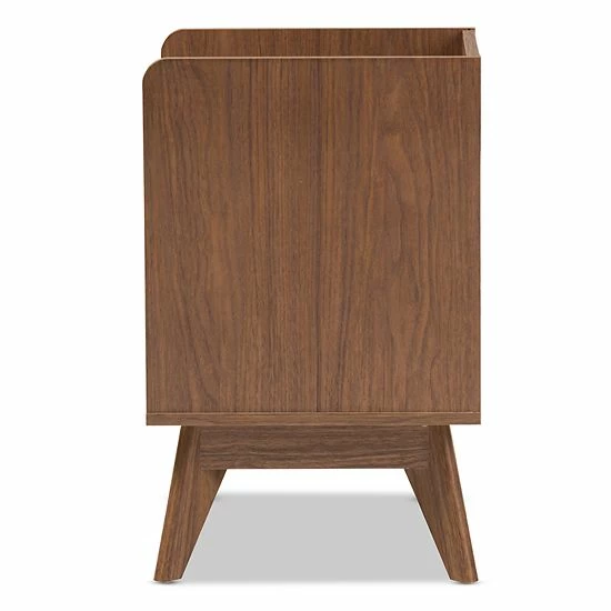 Baxton Studio Brighton Mid-Century Nightstand 5 Baxton Studio Brighton Mid-Century Nightstand - Image 5
