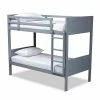 Baxton Studio Elsie Twin Bunk Bed Gray