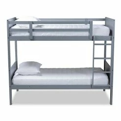 Baxton Studio Elsie Twin Bunk Bed Gray 8 Baxton Studio Elsie Twin Bunk Bed Gray -Baxton Studio Sales unnamed file 6637