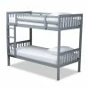 Baxton Studio Jude Twin Bunk Bed Gray