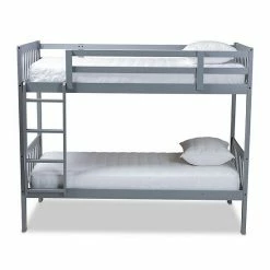 Baxton Studio Jude Twin Bunk Bed Gray 8 Baxton Studio Jude Twin Bunk Bed Gray -Baxton Studio Sales unnamed file 6643