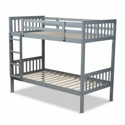 Baxton Studio Jude Twin Bunk Bed Gray 10 Baxton Studio Jude Twin Bunk Bed Gray -Baxton Studio Sales unnamed file 6645