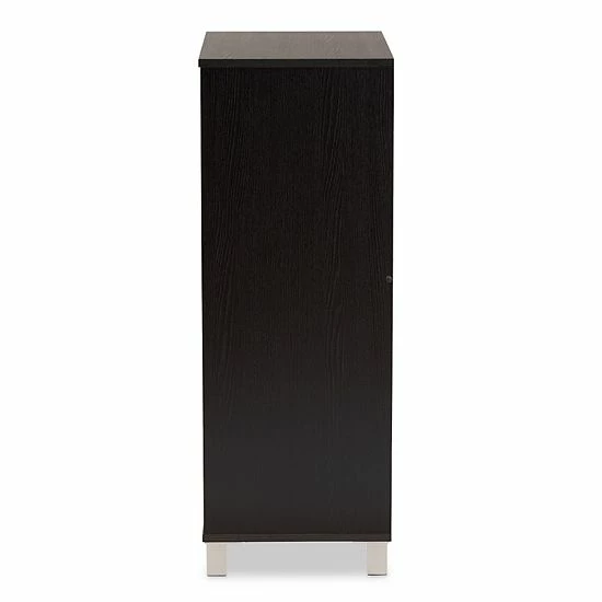 Baxton Studio Ernest Shoe Cabinet Floor Decor 4 Baxton Studio Ernest Shoe Cabinet Floor Decor - Image 4