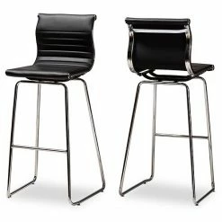 Baxton Studio Giorgio Bar Stool 2-piece Set