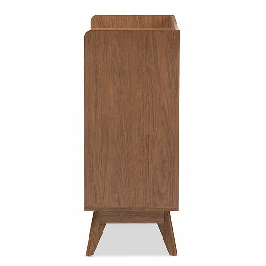 Baxton Studio Brighton Mid-Century Shoe Storage Cabinet 5 Baxton Studio Brighton Mid-Century Shoe Storage Cabinet - Image 5