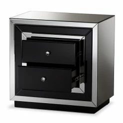 Baxton Studio Cecilia Mirrored Nightstand 9 Baxton Studio Cecilia Mirrored Nightstand -Baxton Studio Sales unnamed file 6809