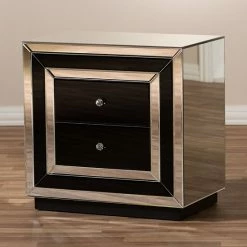 Baxton Studio Cecilia Mirrored Nightstand 11 Baxton Studio Cecilia Mirrored Nightstand -Baxton Studio Sales unnamed file 6811