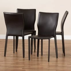 Baxton Studio Heidi Dining Chair 4-piece Set Black 14 Baxton Studio Heidi Dining Chair 4-piece Set Black -Baxton Studio Sales unnamed file 6836