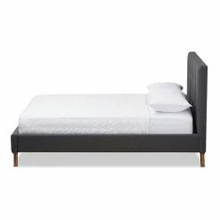 Baxton Studio Mid-Century Platform Bed Dark Gray -Baxton Studio Sales unnamed file 685