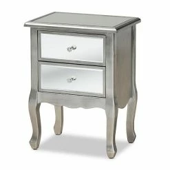 Baxton Studio Leonie Nightstand Table