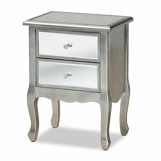 Baxton Studio Leonie Nightstand Table 1 Baxton Studio Leonie Nightstand Table