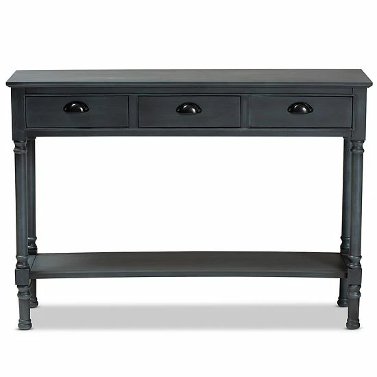 Baxton Studio Garvey Console Table Gray 3 Baxton Studio Garvey Console Table Gray - Image 3