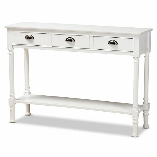 Baxton Studio Garvey Console Table Gray 9 Baxton Studio Garvey Console Table Gray - Image 9