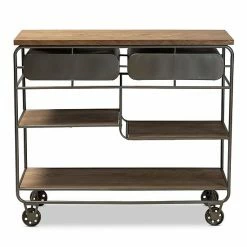 Baxton Studio Grant Trolley Cart 13 Baxton Studio Grant Trolley Cart -Baxton Studio Sales unnamed file 6931
