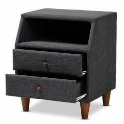 Baxton Studio Claverie Nightstand Gray 17 Baxton Studio Claverie Nightstand Gray -Baxton Studio Sales unnamed file 6974