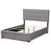 Baxton Studio Modern Gray Storage Bed