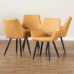 Baxton Studio Astrid Dining Chair 4-piece Set Tan Black 11 Baxton Studio Astrid Dining Chair 4-piece Set Tan Black -Baxton Studio Sales unnamed file 7