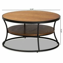 Baxton Studio Albany Coffee Table -Baxton Studio Sales unnamed file 7015