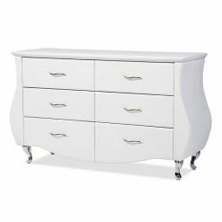 Baxton Studio Enzo 6-Drawer Dresser White 9 Baxton Studio Enzo 6-Drawer Dresser White -Baxton Studio Sales unnamed file 7035