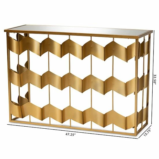 Baxton Studio Vega Console Table 8 Baxton Studio Vega Console Table - Image 8