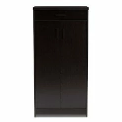 Baxton Studio Bienna Espresso Shoe Cabinet 9 Baxton Studio Bienna Espresso Shoe Cabinet -Baxton Studio Sales unnamed file 709