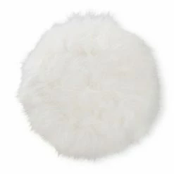 Baxton Studio Leonie Faux Fur Ottoman -Baxton Studio Sales unnamed file 7090
