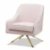 Baxton Studio Amaya Accent Chair Pink