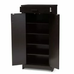 Baxton Studio Bienna Espresso Shoe Cabinet 11 Baxton Studio Bienna Espresso Shoe Cabinet -Baxton Studio Sales unnamed file 711