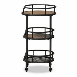Baxton Studio Bristol Bar Cart 8 Baxton Studio Bristol Bar Cart -Baxton Studio Sales unnamed file 7124